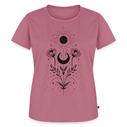 Celestial Bloom – Boho Moon & Sun - Frauen Premium T-Shirt - by Artful Alchemist