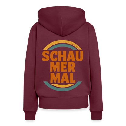 „Schau Mer Mal“ – Retro Look aus Hessen - Frauen Premium Bio Hoodie - by Artful Alchemist