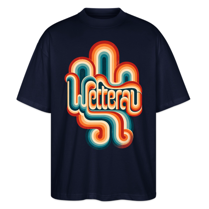 Wetterau Retro – Oversized Unisex Bio T-Shirt - Navy