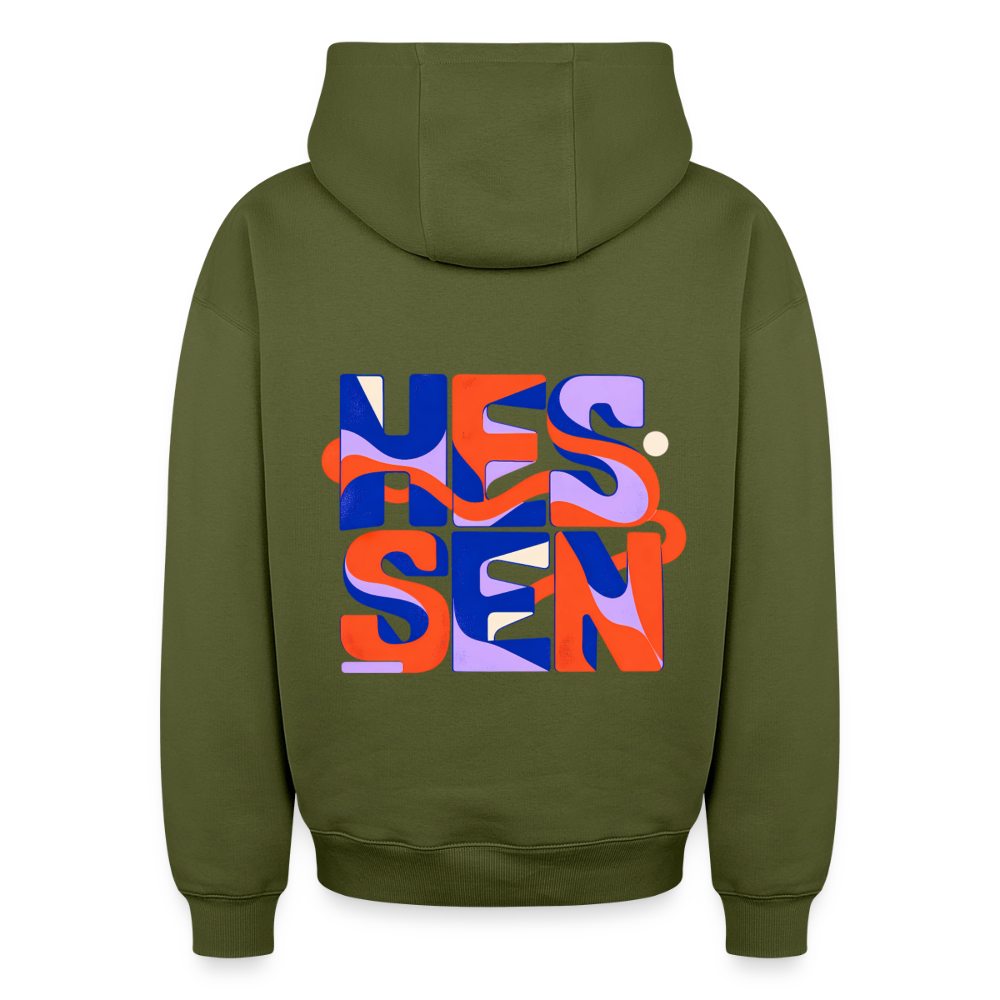 Hessen Color – Oversized Heavyweight Unisex Hoodie - Khaki