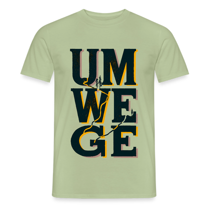 Umwege – Männer T-Shirt - Sage