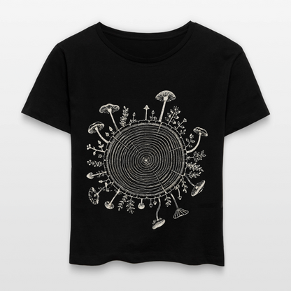 Baumringe & Pilze - Stanley/Stella Relaxed Rundhals Frauen Bio-T-Shirt SERENA - by Artful Alchemist