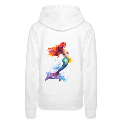 Meerjungfrau als Aquarelle - Frauen Premium Hoodie - by Artful Alchemist