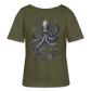 Steampunk Oktopus - Stanley/Stella Relaxed Rundhals Frauen Bio-T-Shirt SERENA - Khaki