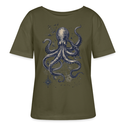 Steampunk Oktopus - Stanley/Stella Relaxed Rundhals Frauen Bio-T-Shirt SERENA - by Artful Alchemist