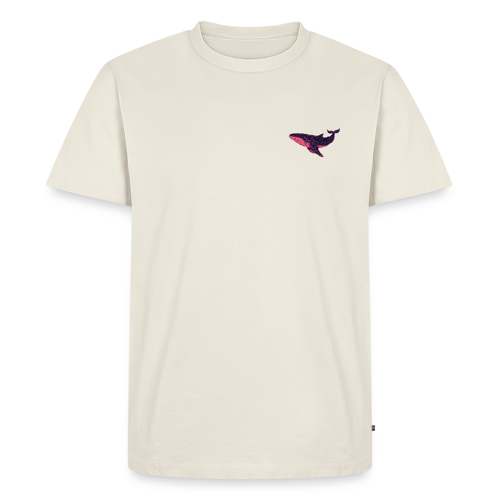 Stellar Whale – Minimalist Pocket - Männer Premium Bio T-Shirt - by Artful Alchemist