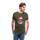 Gruseliges Horror Kirschtörtchen - Happy Halloween - Männer Premium T-Shirt - Khaki