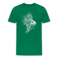 Rotfeuerfisch - Monochrom - Männer Premium T-Shirt - Kelly Green