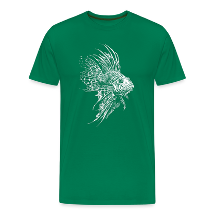 Rotfeuerfisch - Monochrom - Männer Premium T-Shirt - by Artful Alchemist