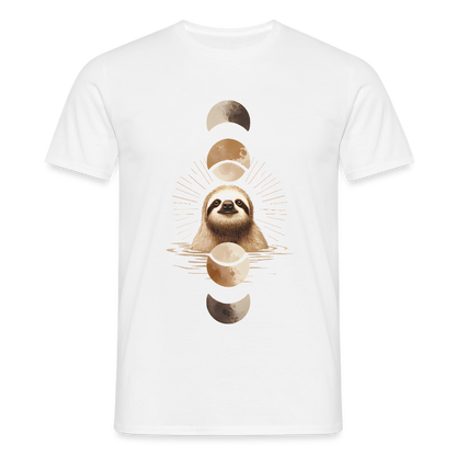 Lunar Sloth – Spirituelles Faultier - Männer T-Shirt - by Artful Alchemist