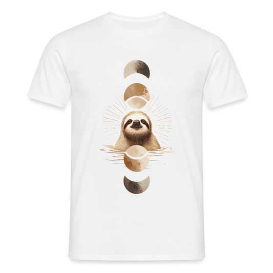 Lunar Sloth – Spirituelles Faultier - Männer T-Shirt - by Artful Alchemist