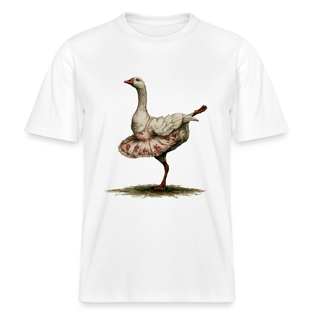 Gänseballerina - RELAXED FIT Unisex Organic T-Shirt - by Artful Alchemist