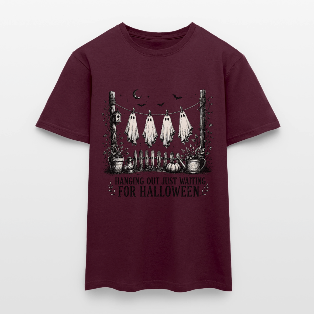 Hanging Out Just Waiting For Halloween - Männer T-Shirt - Ziegelrot