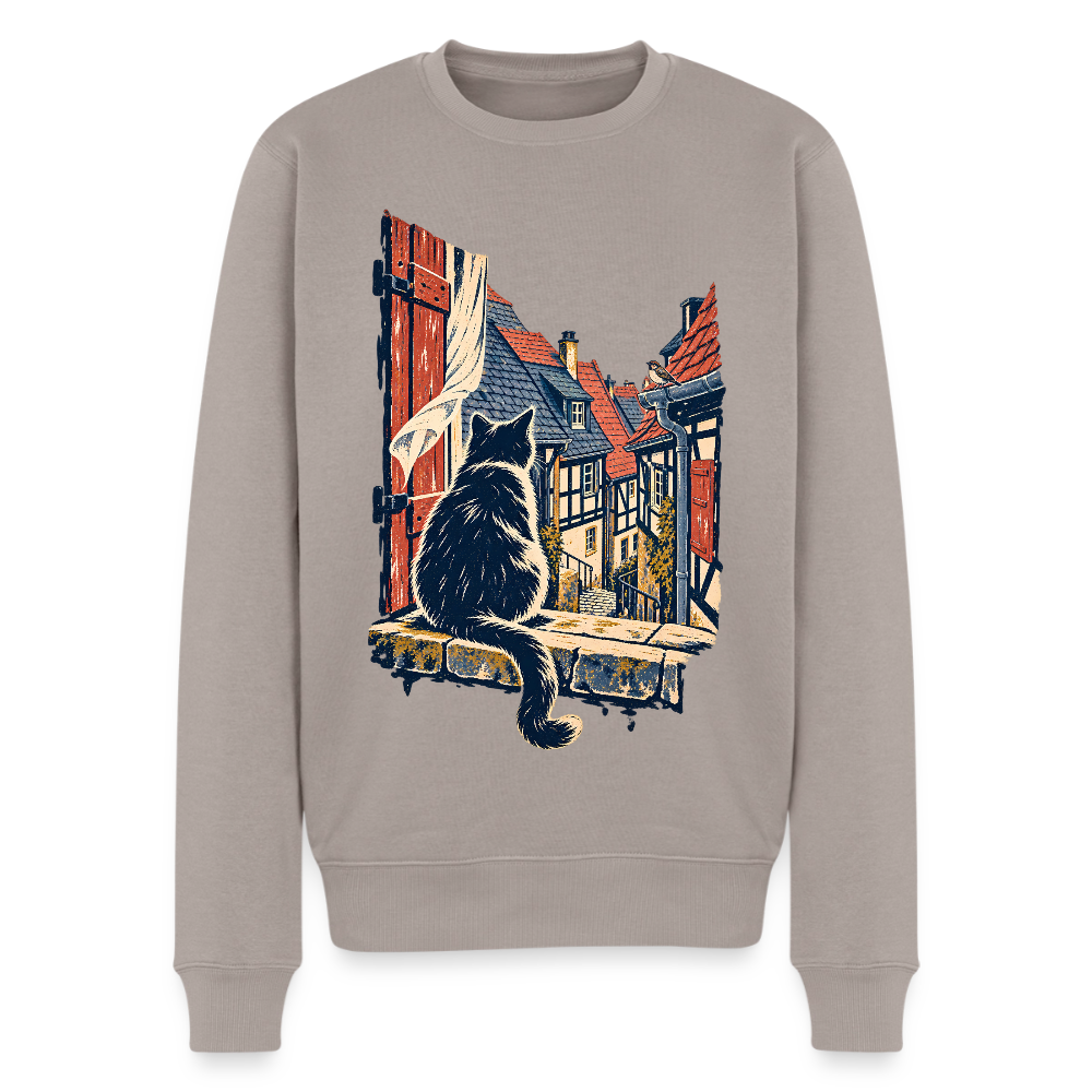 Altstadt-Katze – Männer Premium Pullover - by Artful Alchemist