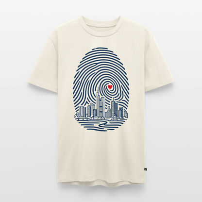 Frankfurt im Herzen – Männer Premium T-Shirt - Naturweiß