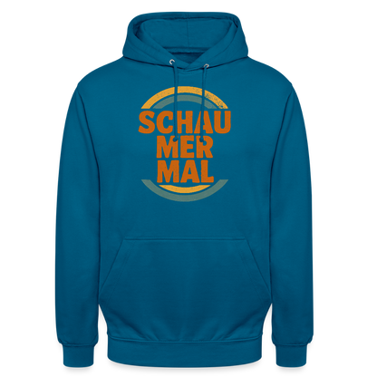 „Schau Mer Mal“ – Retro Look aus Hessen - Unisex Hoodie - by Artful Alchemist