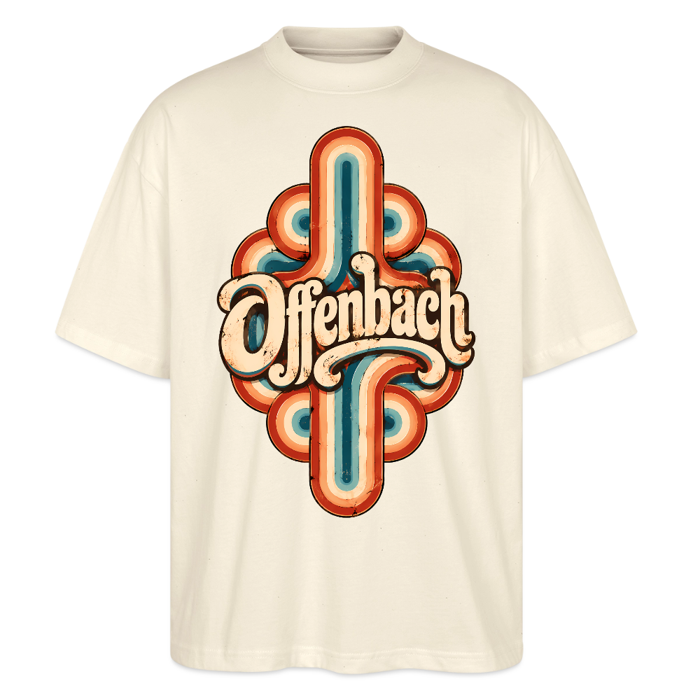 Offenbach Retro – Oversized Unisex Bio T-Shirt - Natur