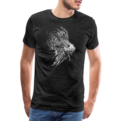 Rotfeuerfisch - Monochrom - Männer Premium T-Shirt - by Artful Alchemist
