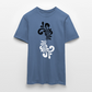 Bembel Ornamente schwarz/weiß - Männer Shirt - Taubenblau 