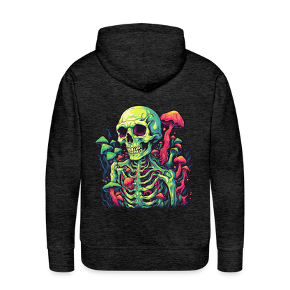 Horror Pilz Skelett - Happy Halloween - Männer Premium Hoodie - by Artful Alchemist