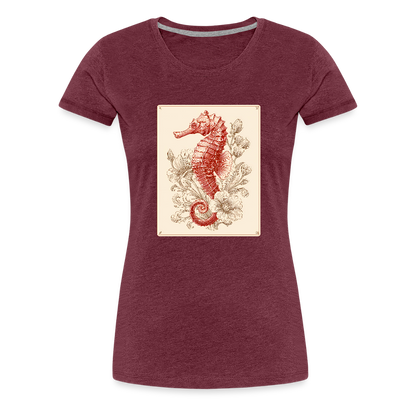 Vintage Seepferdchen - Frauen Premium T-Shirt - by Artful Alchemist