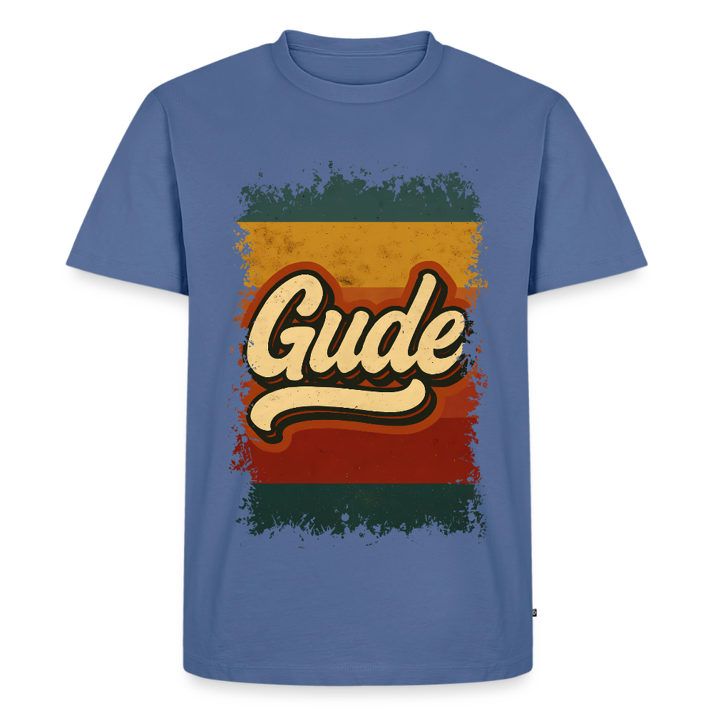 GUDE Shirt - Männer Premium T-Shirt - Taubenblau