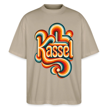 Kassel Retro – Oversized Unisex Bio T-Shirt - Steingrau
