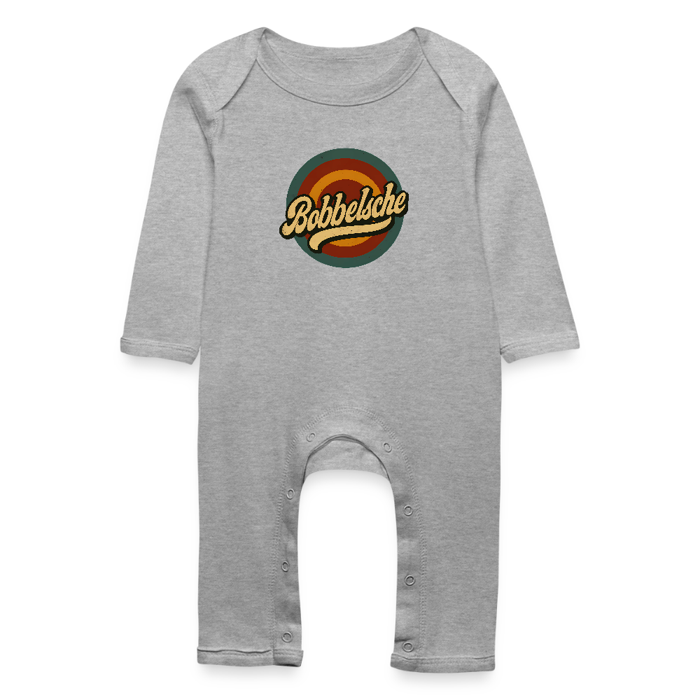 Bobbelsche - Baby Bio Strampler - Grau meliert