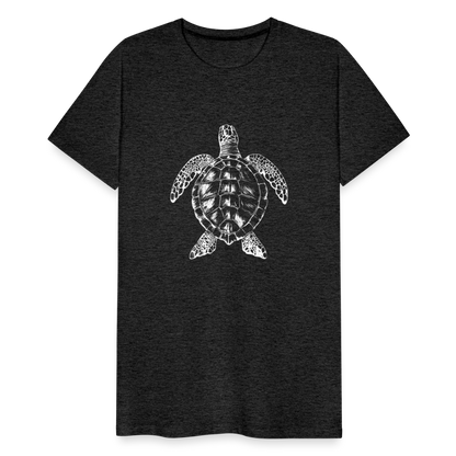 Meeresschildkröte - Monochrom - Männer Premium T-Shirt - by Artful Alchemist