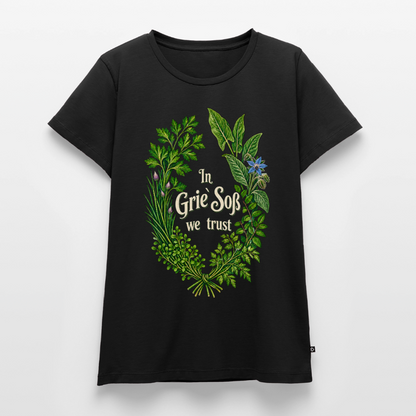 In Grie’ Soß We Trust - Frauen Premium T-Shirt - by Artful Alchemist