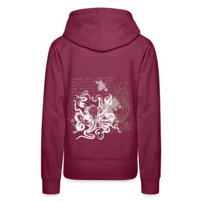 Vintage Steampunk Oktopus Motiv - Frauen Premium Hoodie - by Artful Alchemist