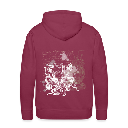 Vintage Steampunk Oktopus Motiv - Männer Premium Hoodie - by Artful Alchemist