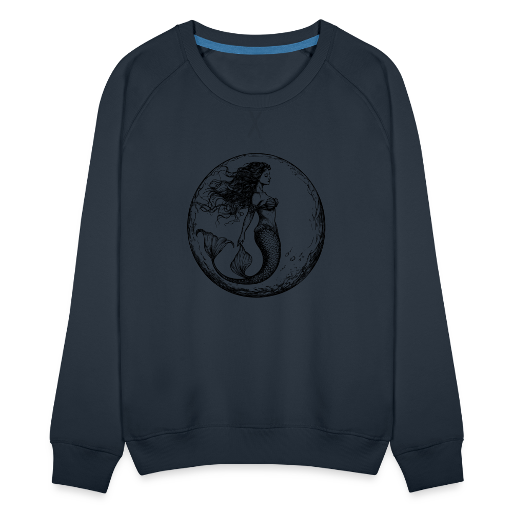 Mystische Meerjungfrau - Frauen Pullover - Navy