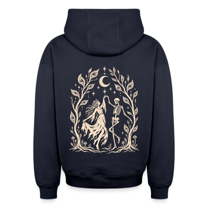 Moonlight Dance – Oversized Heavyweight Unisex Hoodie - Navy