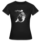 Florale Skelett Meerjungfrau - Frauen T-Shirt - Schwarz