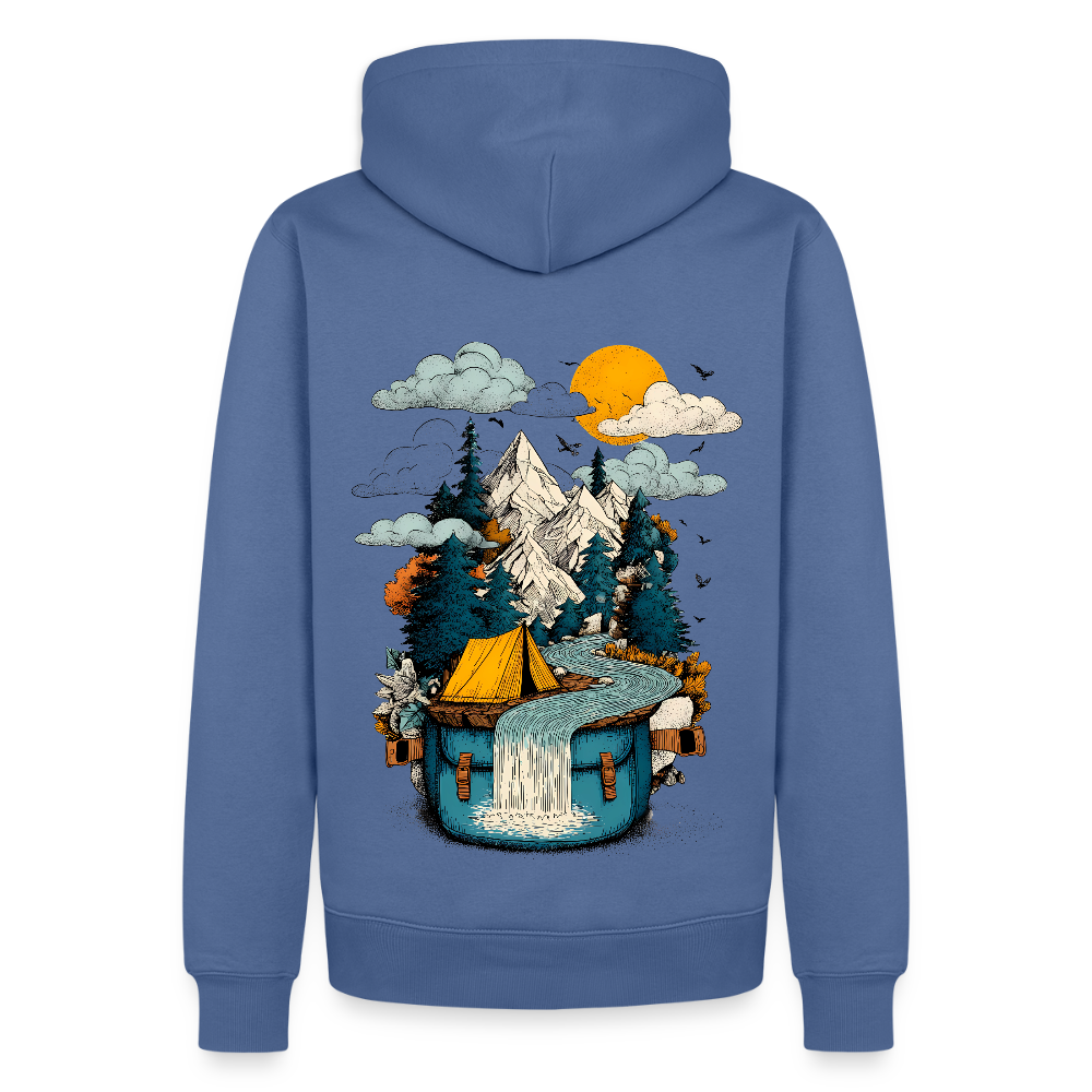 World in a Pack – Adventure Surrealism - Männer Premium Hoodie - by Artful Alchemist