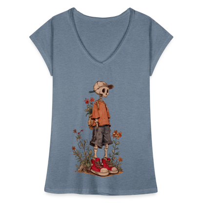 Skeleton Boy - Frauen Vintage T-Shirt - by Artful Alchemist