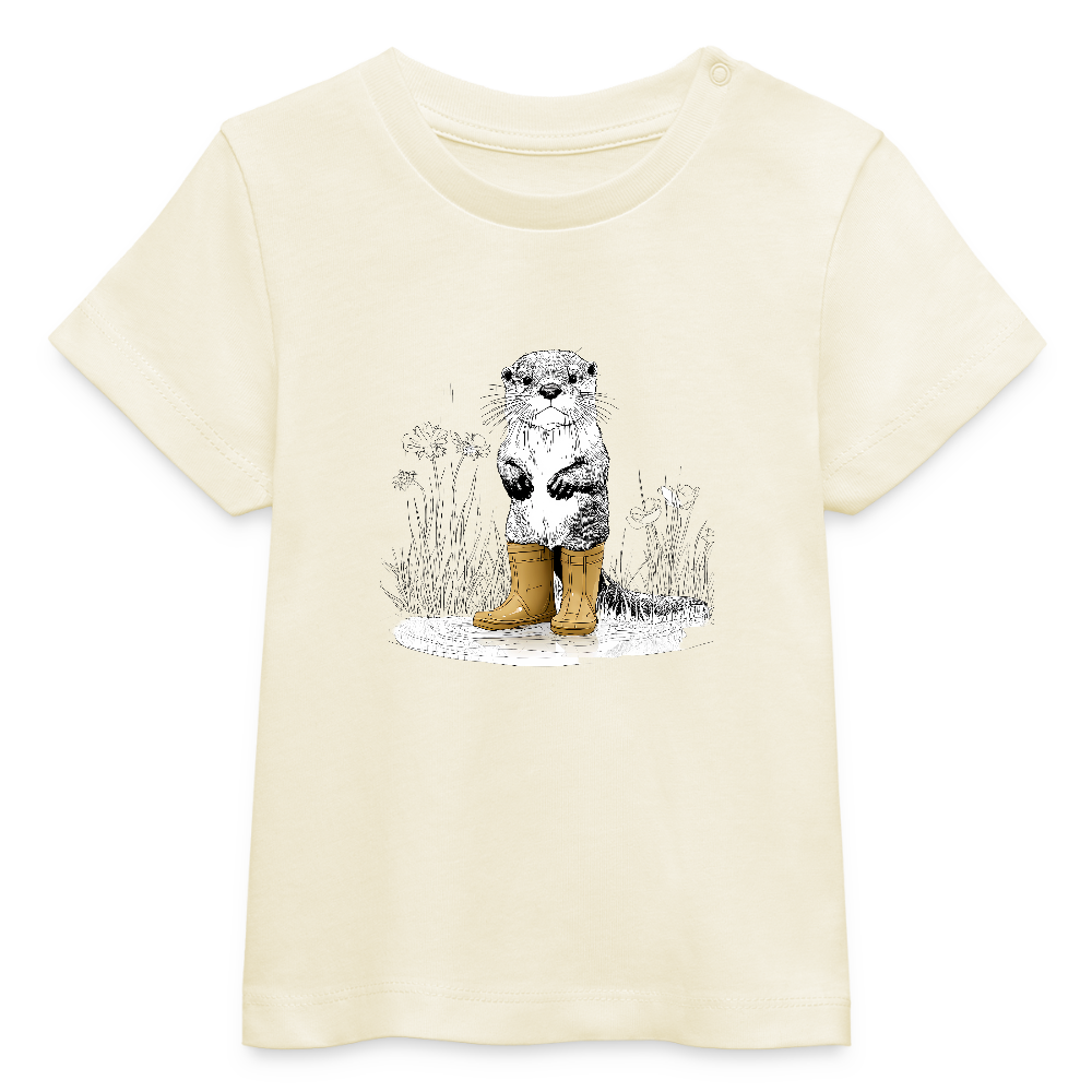 Puddle Jumper – Süßer Otter - Stanley/Stella Baby Bio-T-Shirt BABY CREATOR - by Artful Alchemist