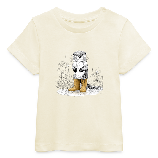 Puddle Jumper – Süßer Otter - Stanley/Stella Baby Bio-T-Shirt BABY CREATOR - by Artful Alchemist