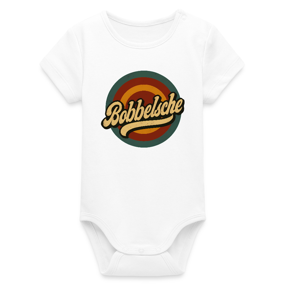 Bobbelsche - Stanley/Stella Baby Bio Kurzarm-Body - Weiß