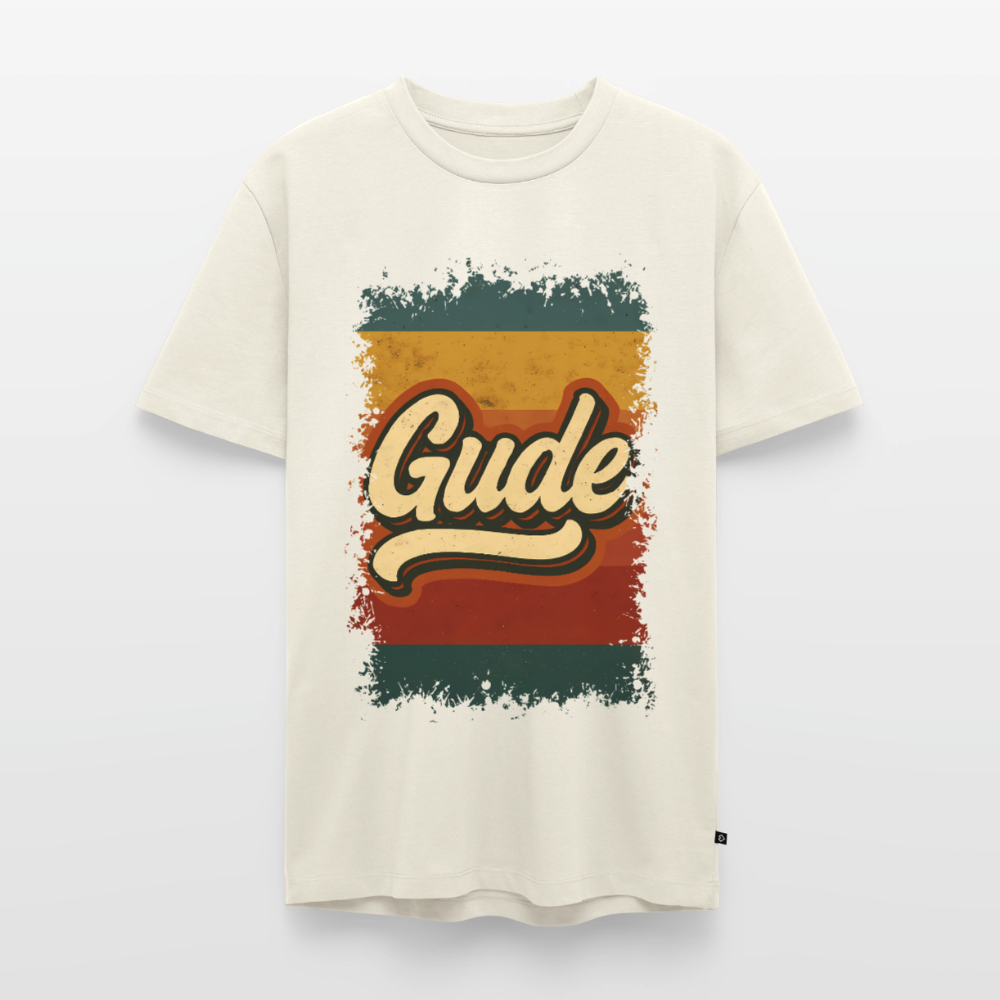 GUDE Shirt - Männer Premium T-Shirt - Naturweiß