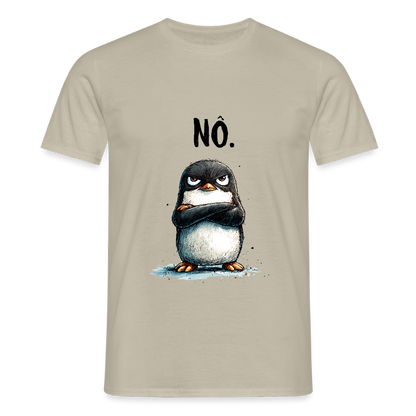 Grumpy Penguin "Nö" - Männer T-Shirt - by Artful Alchemist