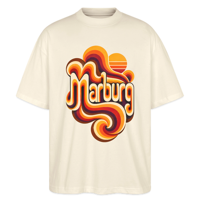 Marburg Retro – Oversized Unisex Bio T-Shirt - Natur
