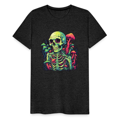 Horror Pilz Skelett - Happy Halloween - Männer Premium T-Shirt - by Artful Alchemist