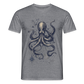 Steampunk Oktopus - Männer T-Shirt - Graphit meliert