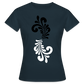 Bembel Ornamente schwarz/weiß - Frauen T-Shirt - Navy