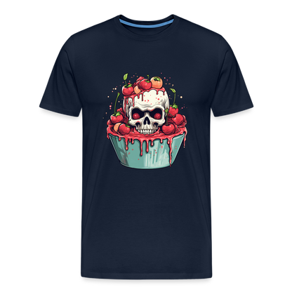 Gruseliges Horror Kirschtörtchen - Happy Halloween - Männer Premium T-Shirt - by Artful Alchemist