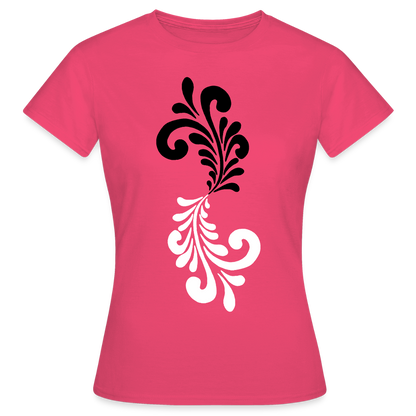 Bembel Ornamente schwarz/weiß - Frauen T-Shirt - by Artful Alchemist