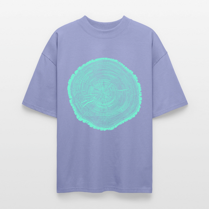 Tree Rings – Oversized Unisex Bio T-Shirt Blaster 2.0 - Violett