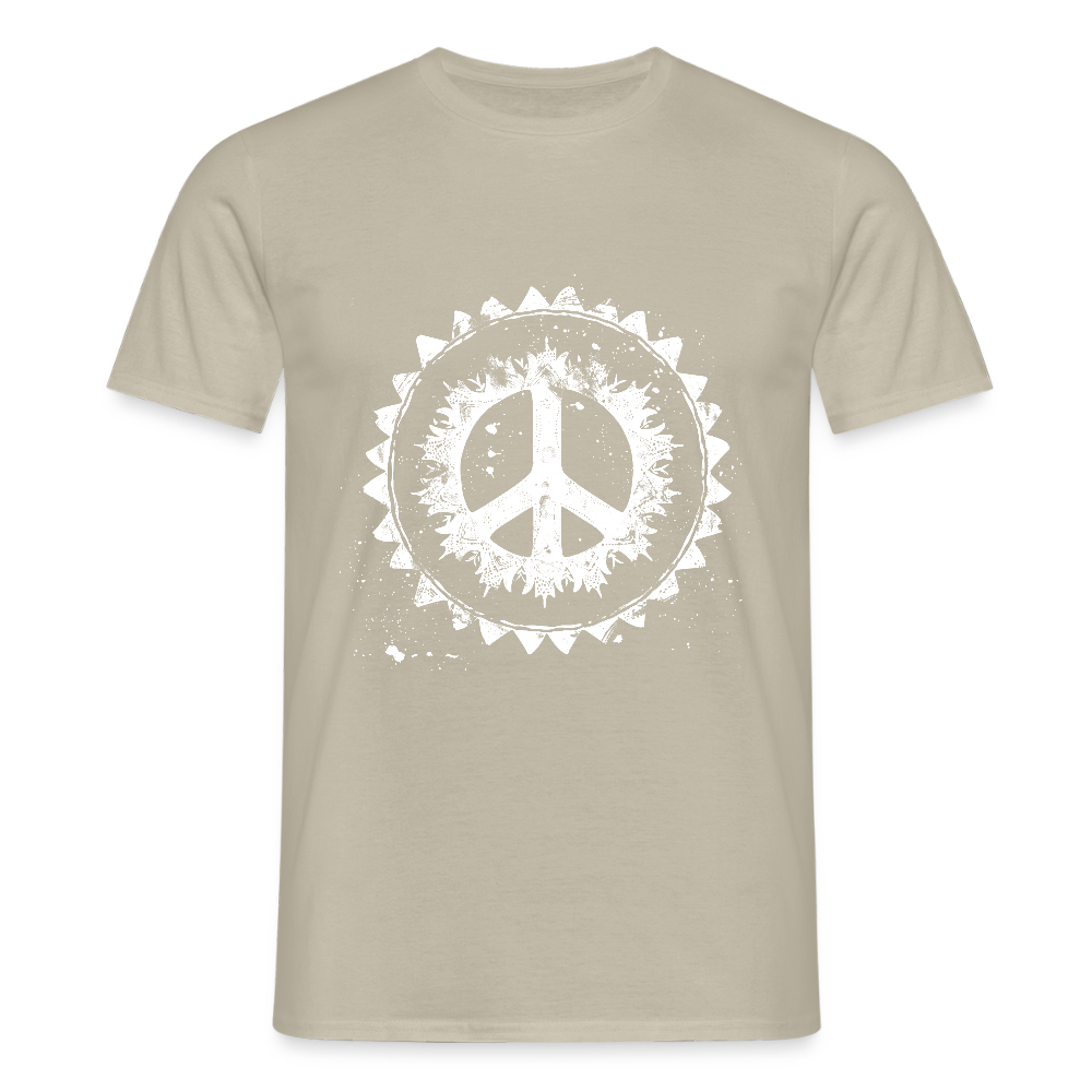 Urban Retro Peace Zeichen - Männer T-Shirt - by Artful Alchemist
